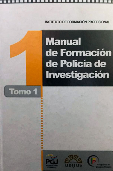 Manual de formación de policía de investigación UBIJUS