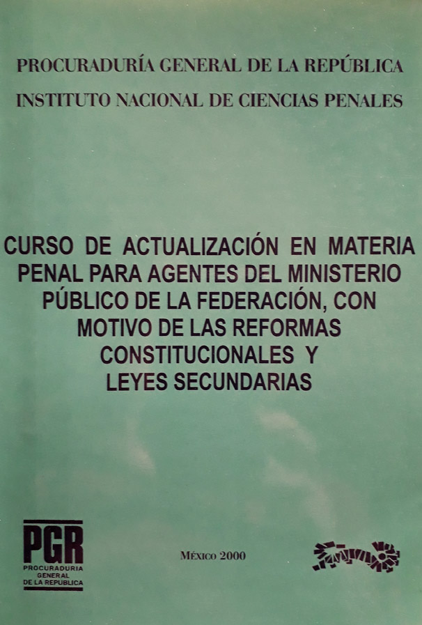 Curso de actualización en materia penal PGR